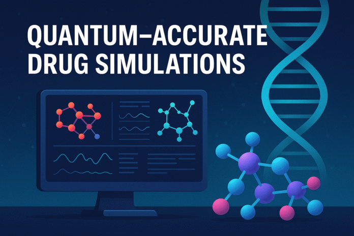 Quantum-Accurate Drug Simulations